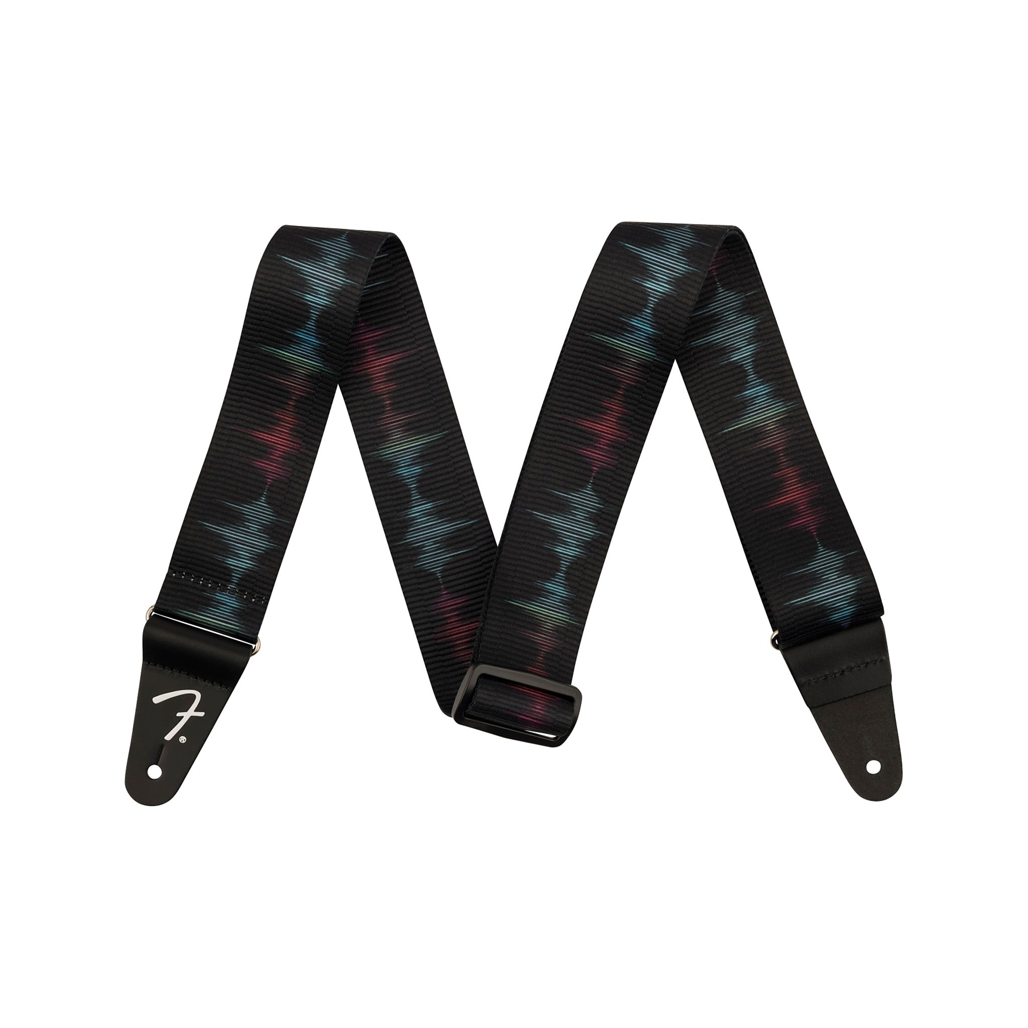 Fender Retro Guitar Strap with Sound Wave Inspired Bold Designs