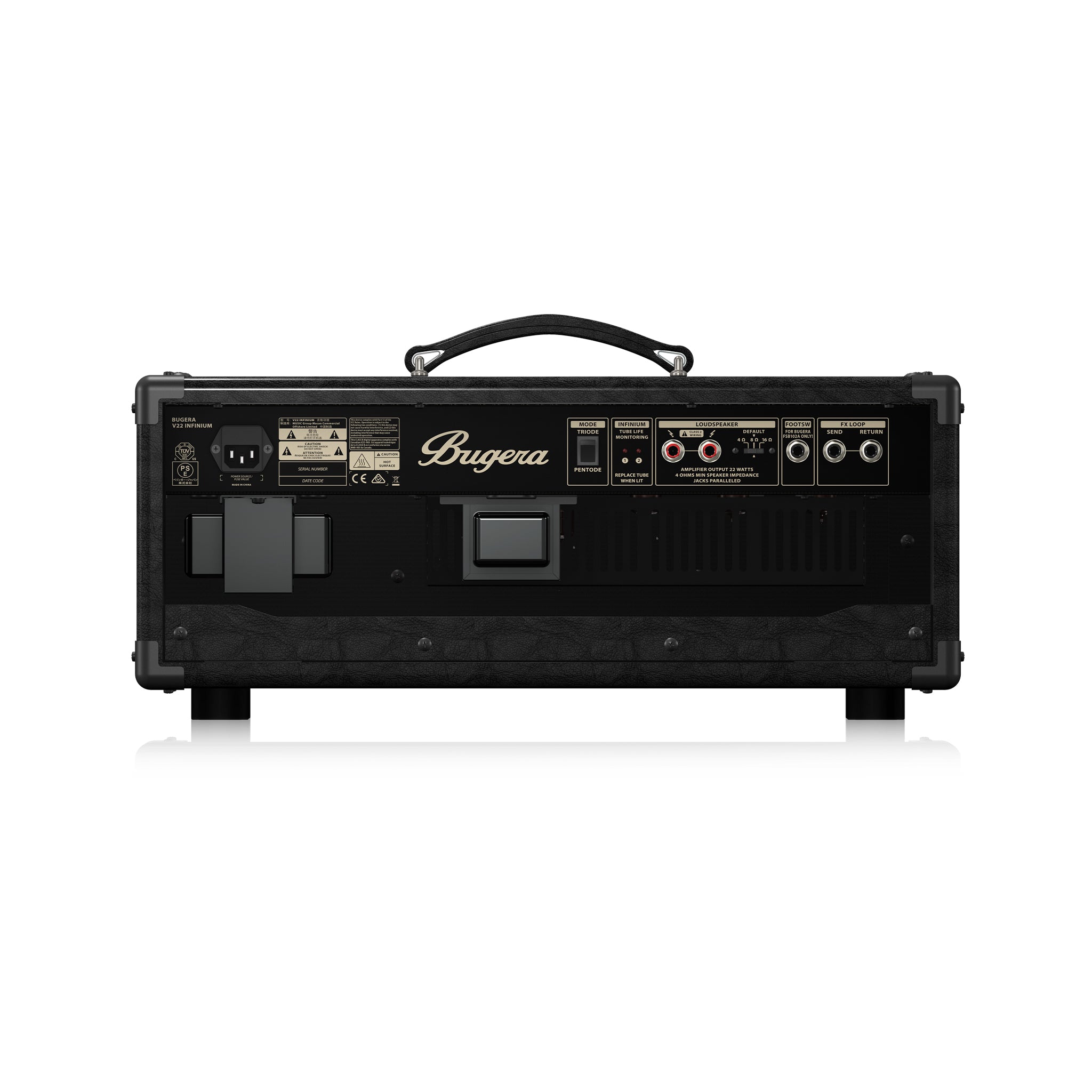 Bugera V22HD Infinium 22-Watt Tube Amplifier Head for Electric Guitars with Advanced Features