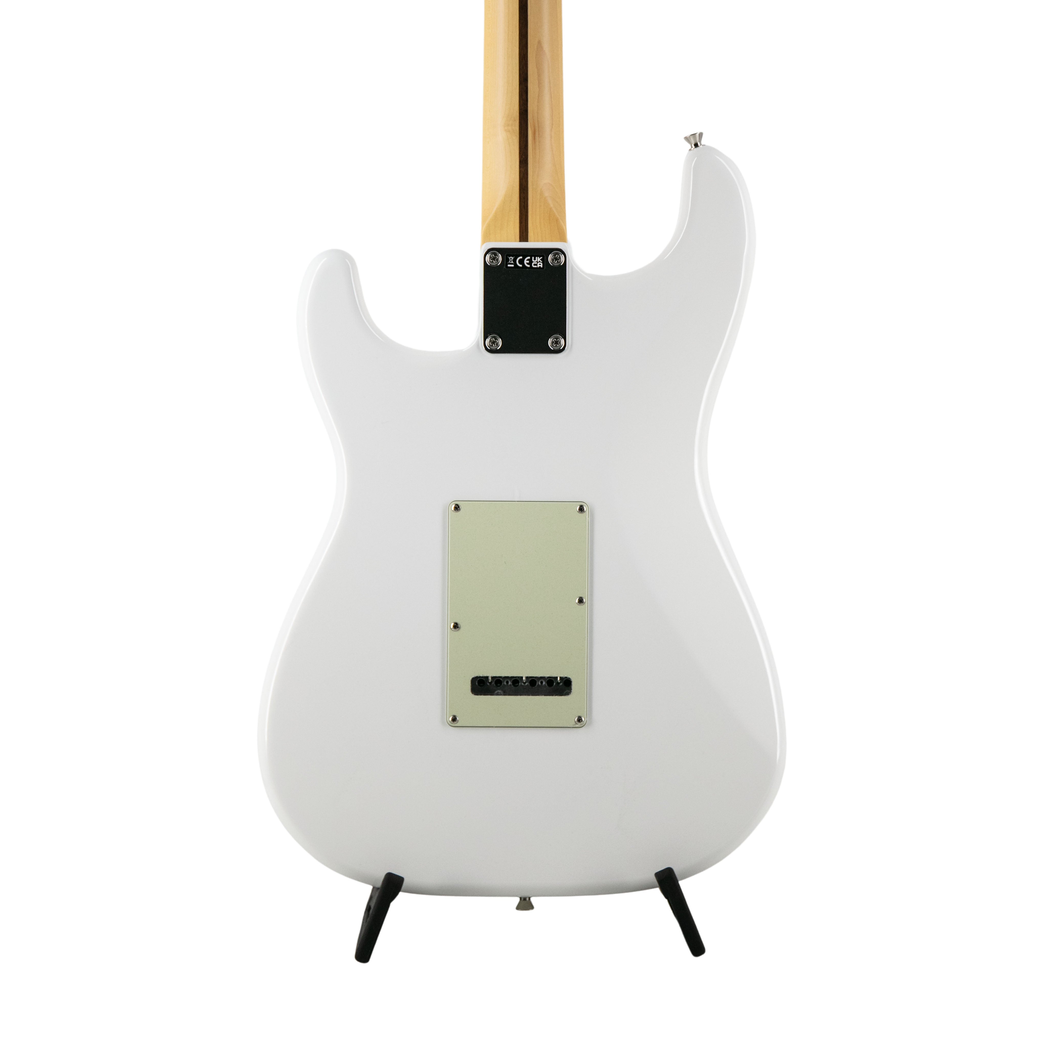 Arctic White Fender Japan Sham Kamikaze Signature Strat with Reverse Headstock, RW FB