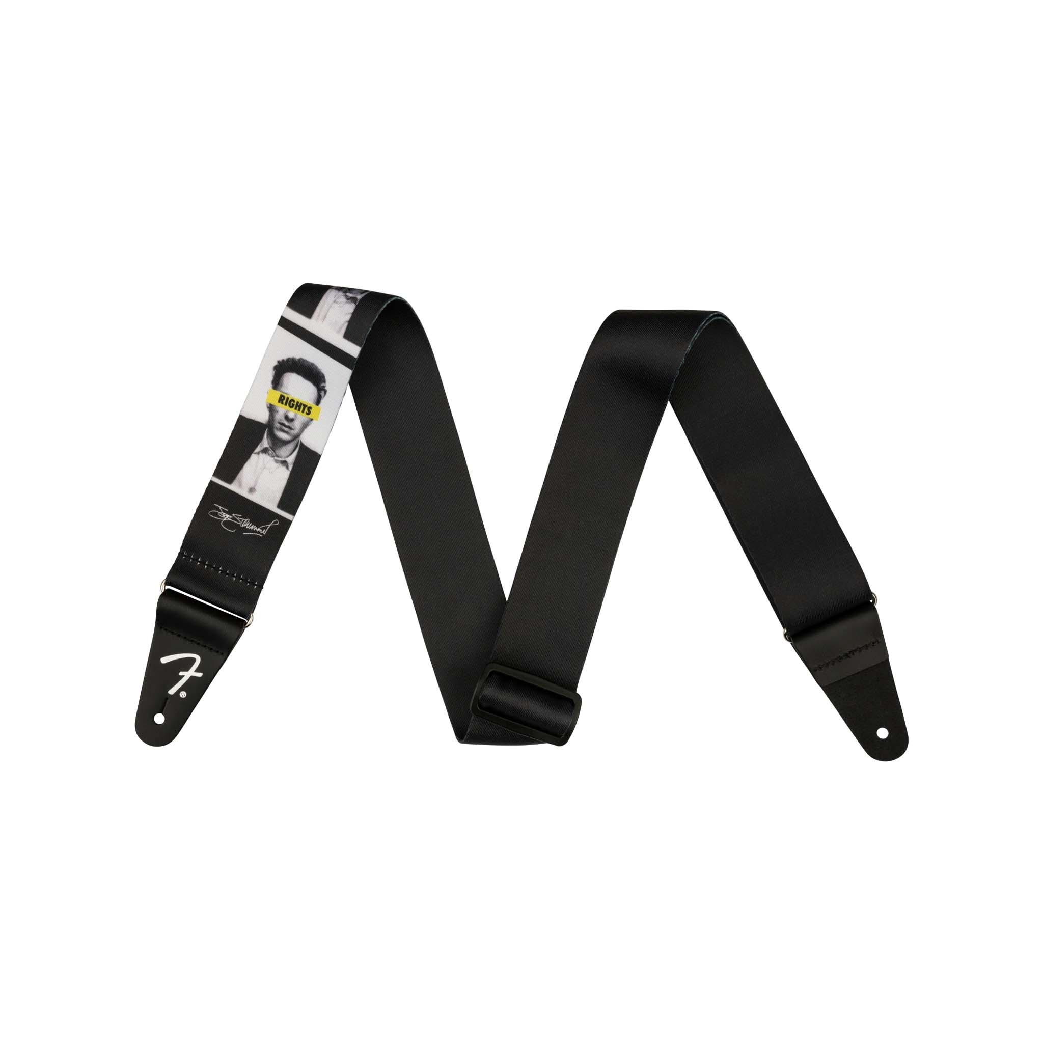 Fender Adjustable Polyester Guitar Strap Inspired by Joe Strummer's 'Know Your Rights'