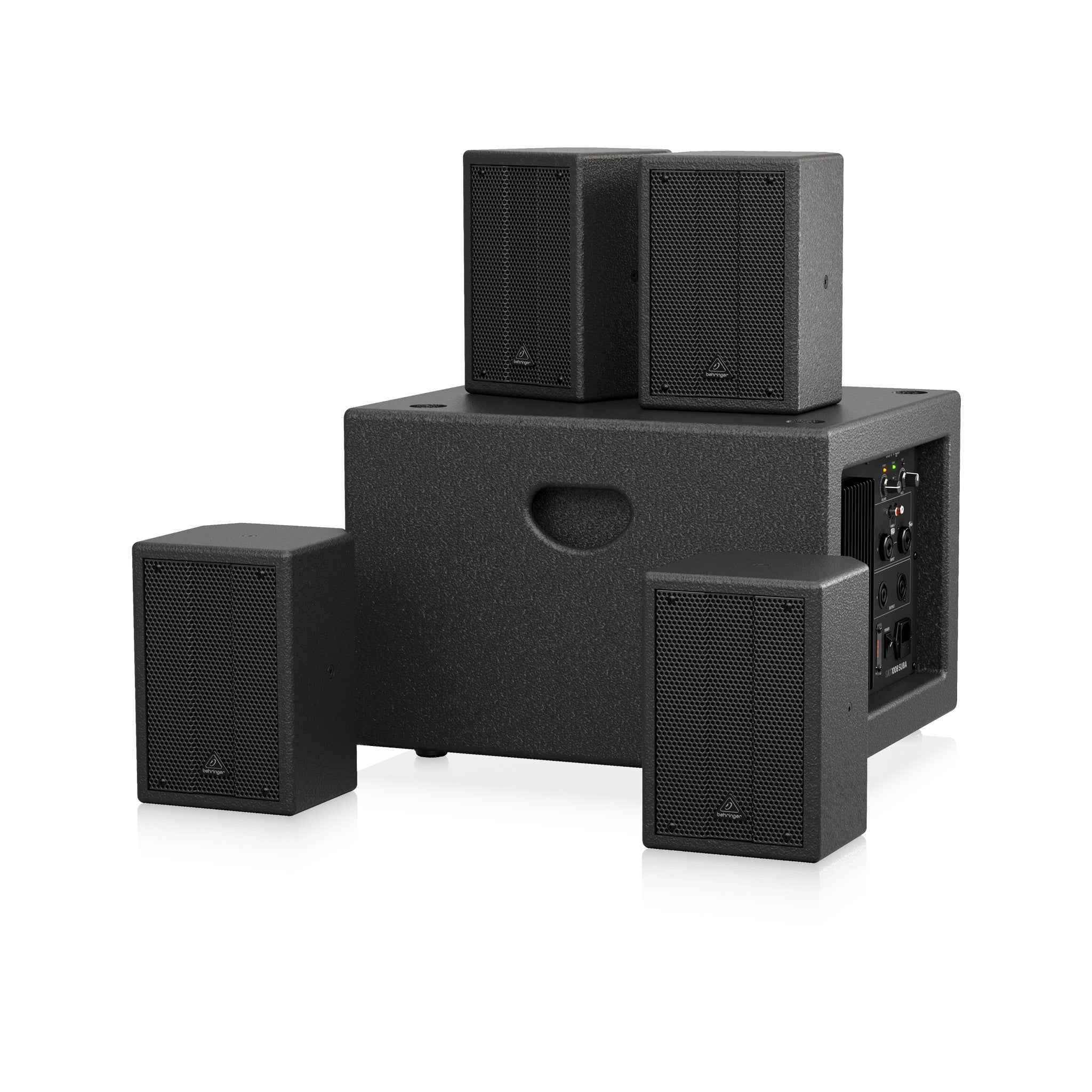 Behringer SAT 1004 Premium Powered Speaker Bundle for High - Quality Sound