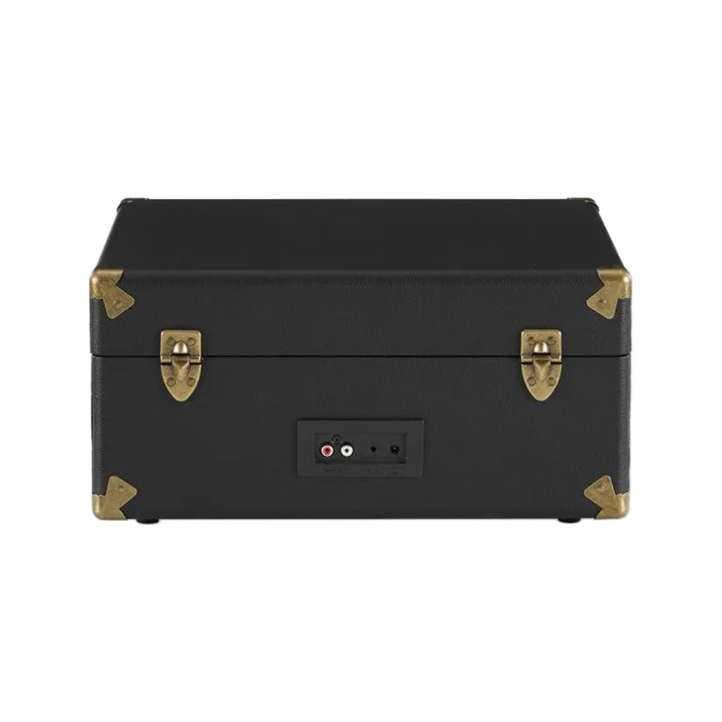 Crosley Black Retrospect Vintage-Style Portable Turntable for Vinyl Records