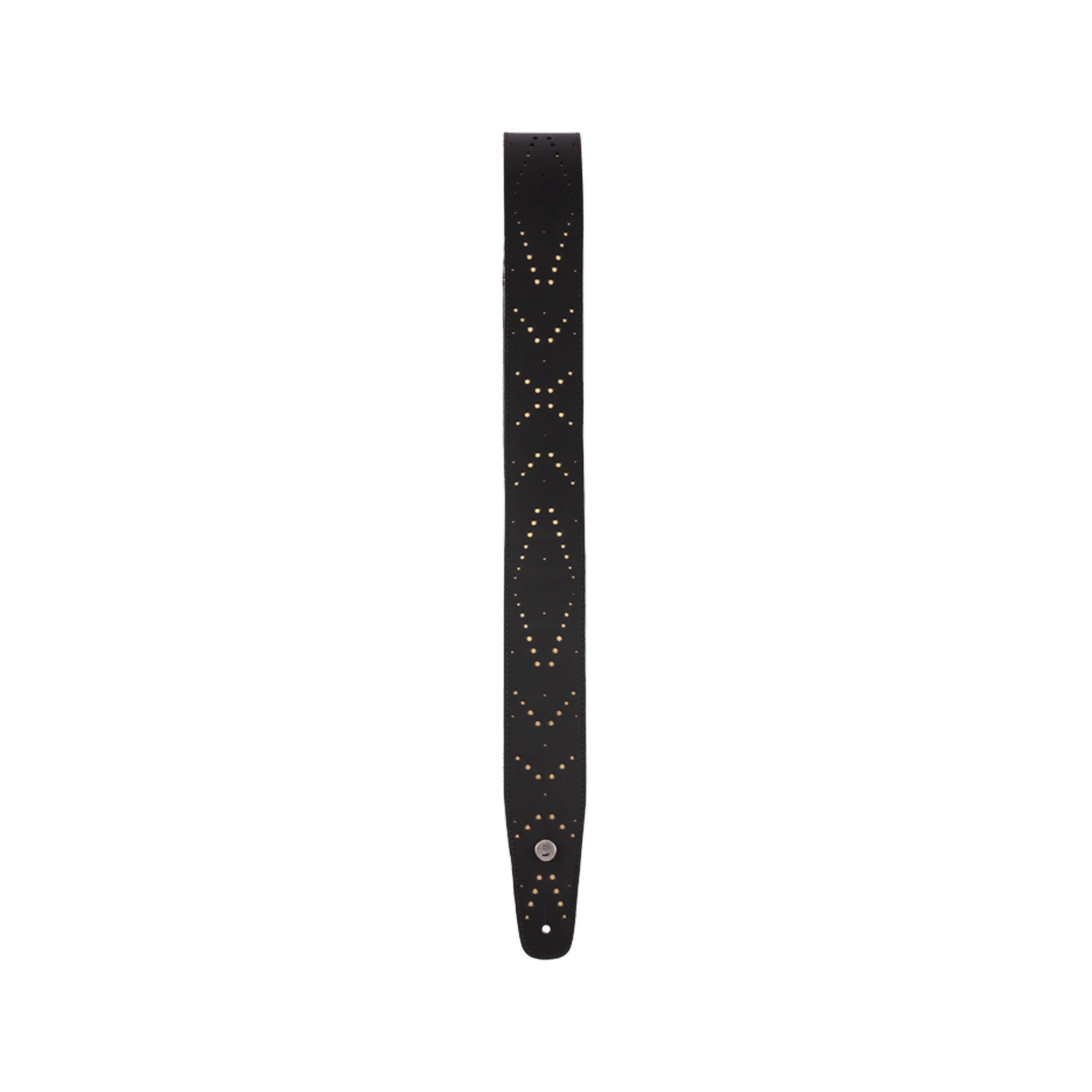 D'Addario 2.5-Inch Star Dust Vented Leather Adjustable Guitar Strap