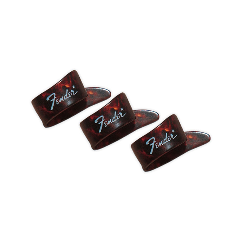 Fender High - Quality Heavy Thumb Picks, Pack of Three for Guitarists and Bassists