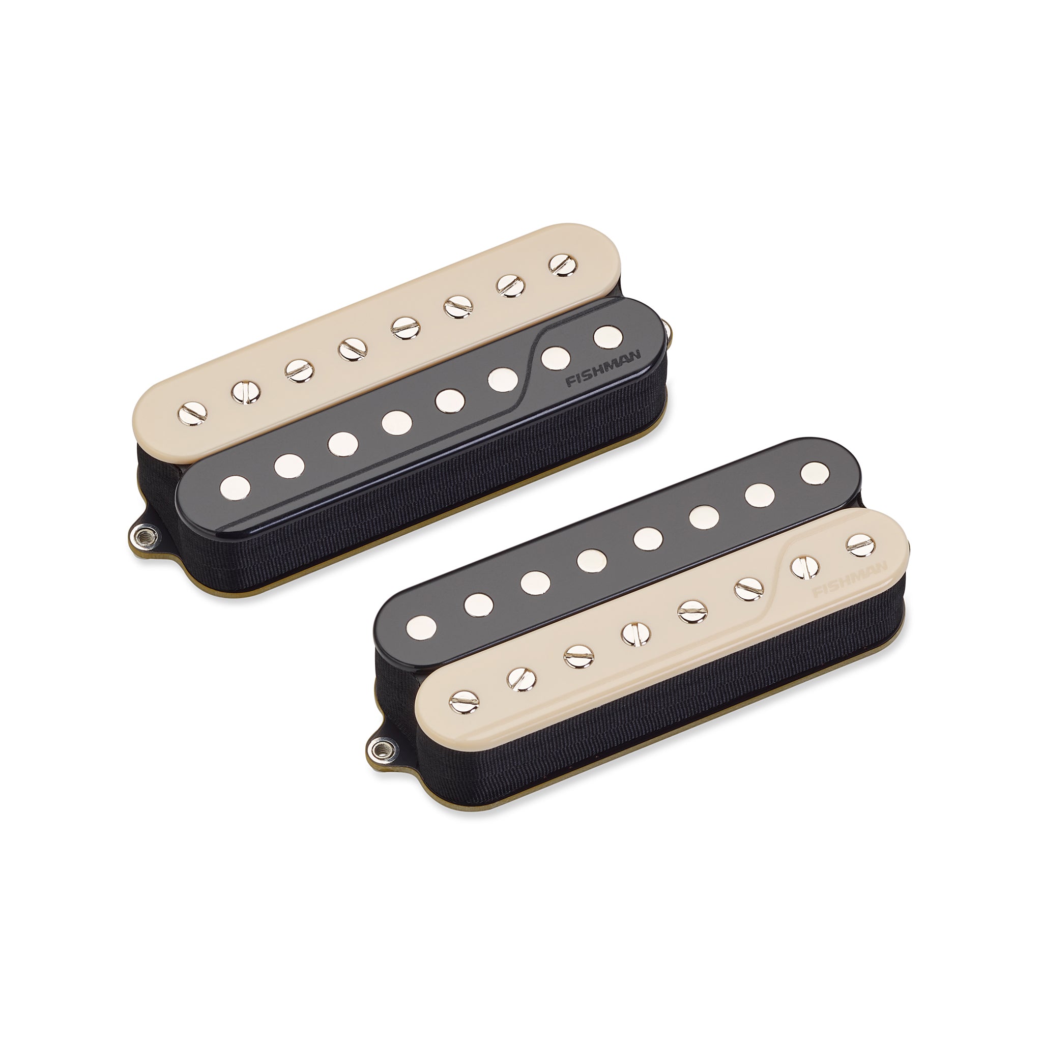 Fishman Fluence Classic Humbucker 8-String Electric Guitar Pickup Set with Open Core Zebra Design