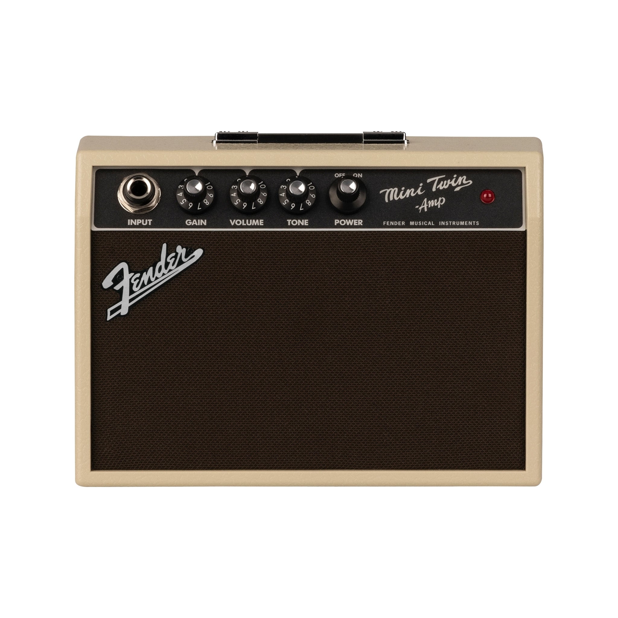 Blonde Fender Mini '65 Twin Combo Guitar Amplifier with Classic Look