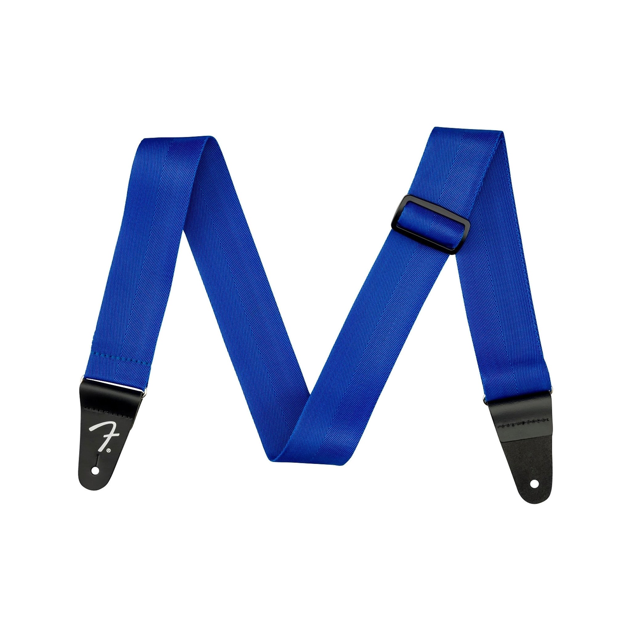 Blue Fender Polypropylene Woven Guitar Strap for Long - lasting Use