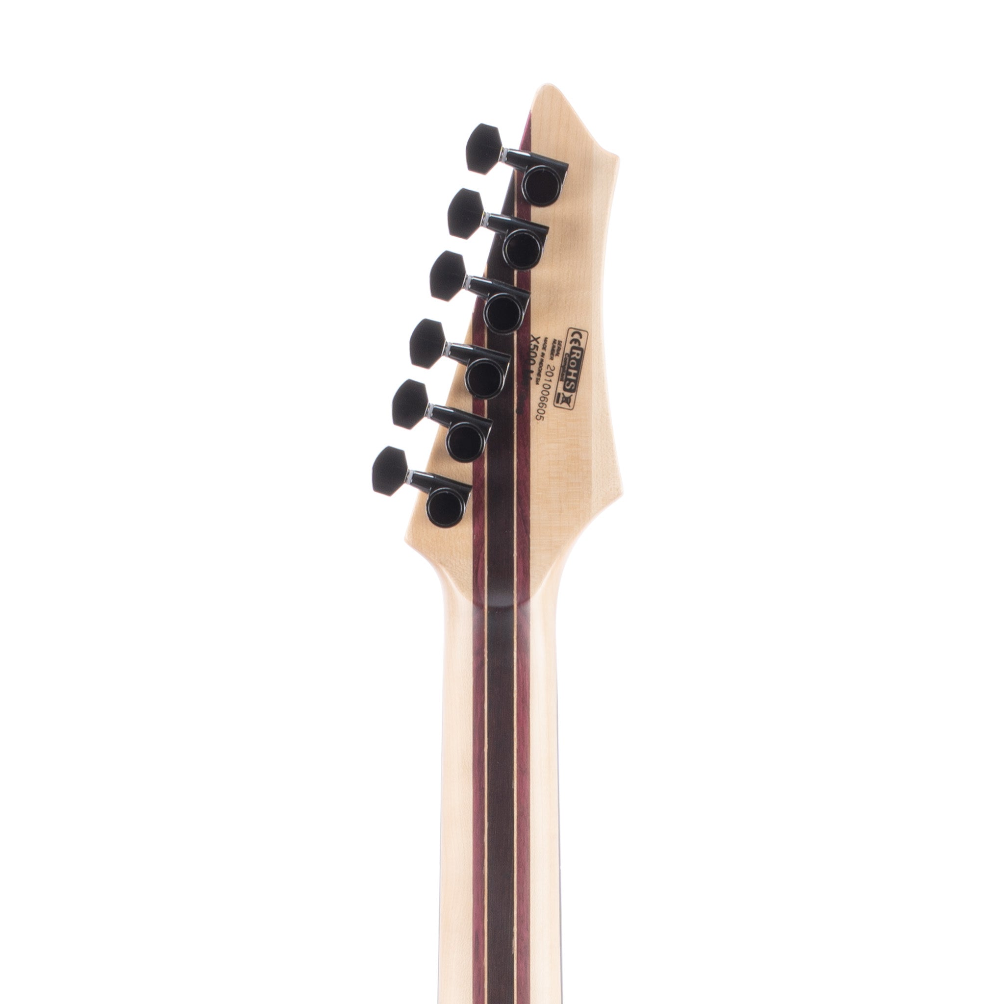 Black Satin Cort X500-Menace Electric Guitar for Metal Lovers