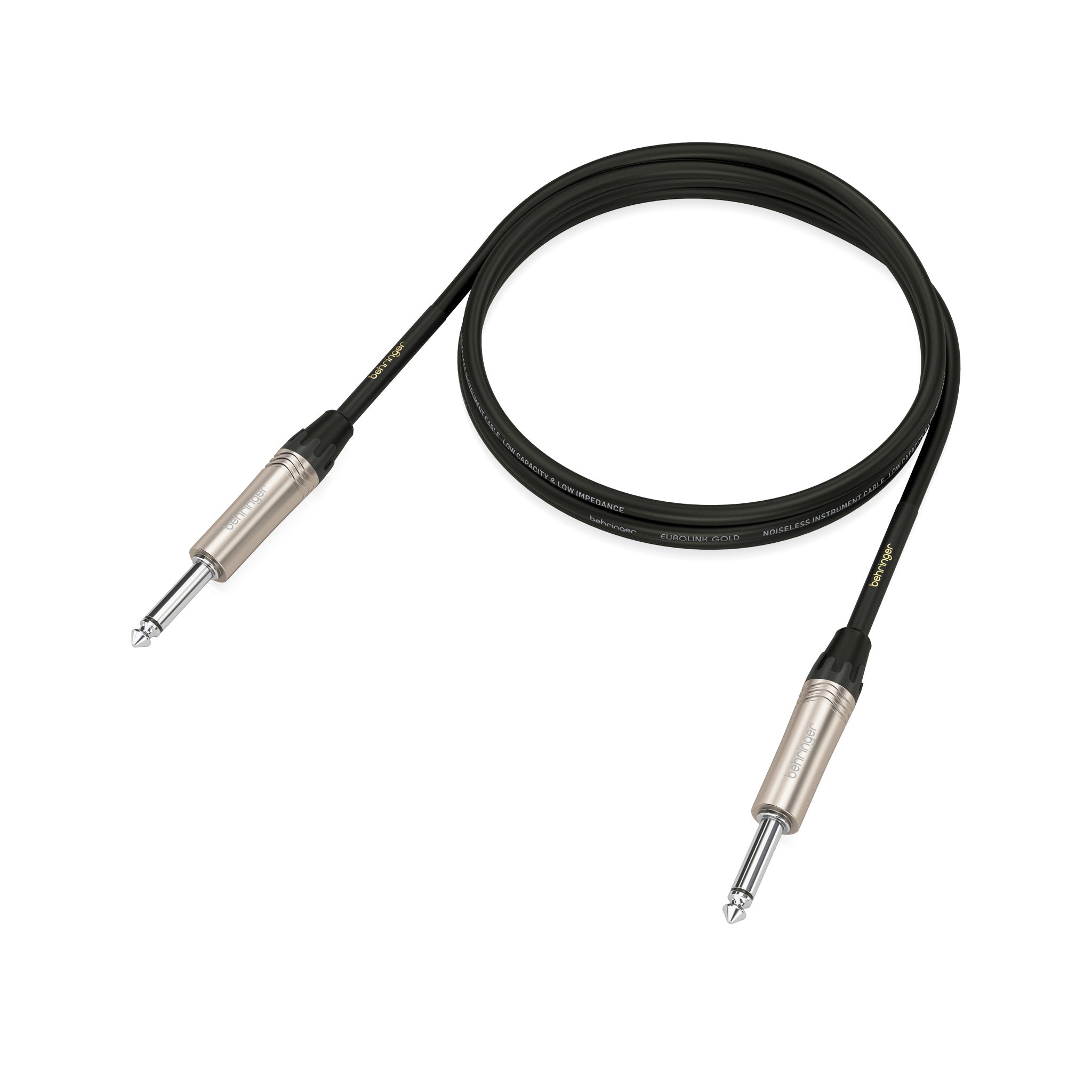 Behringer GIC150 4.9-foot 1/4-inch TS Male High-Quality Instrument Cable