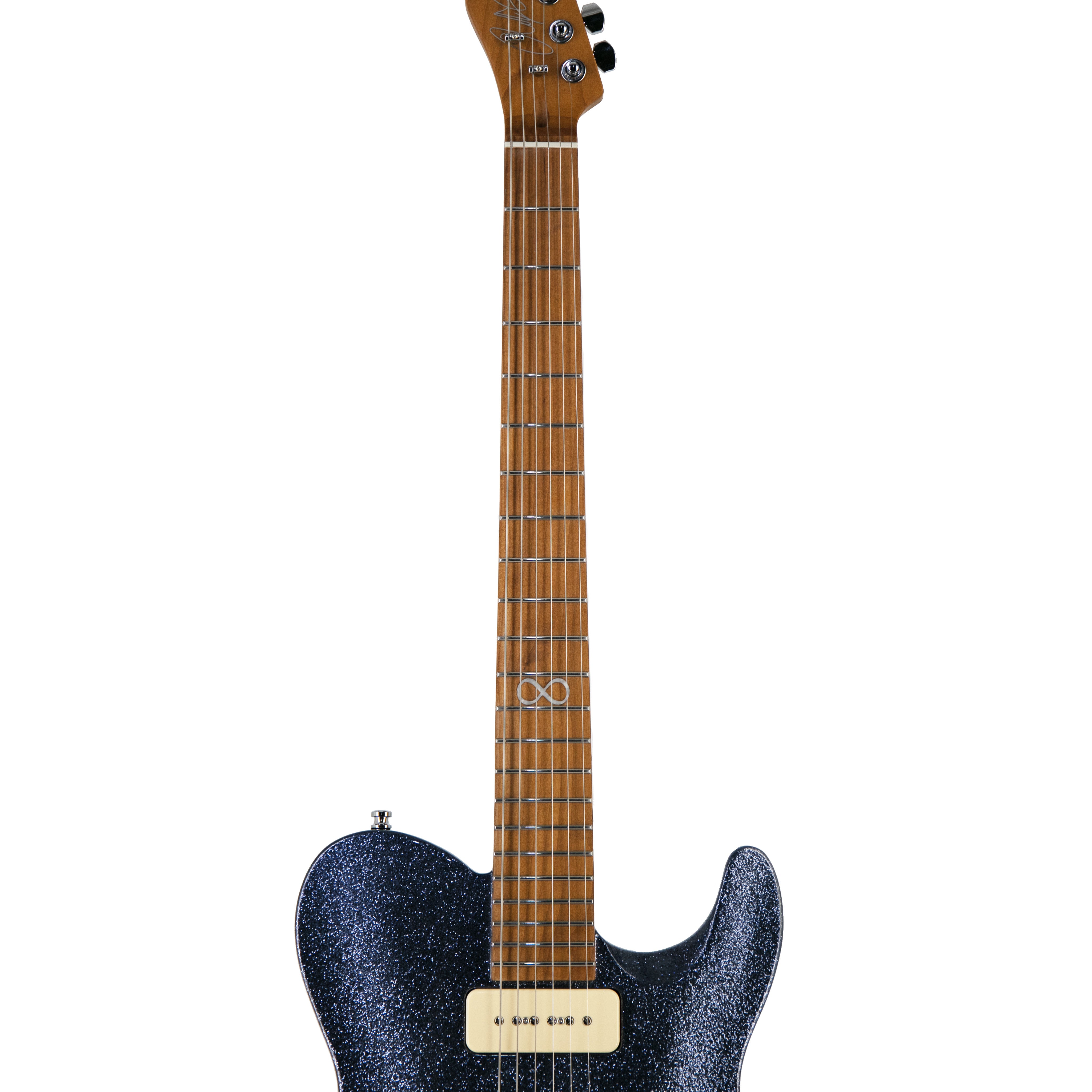 Atlantic Blue Sparkle Chapman ML3 Pro Traditional Semi-Hollow Electric Guitar