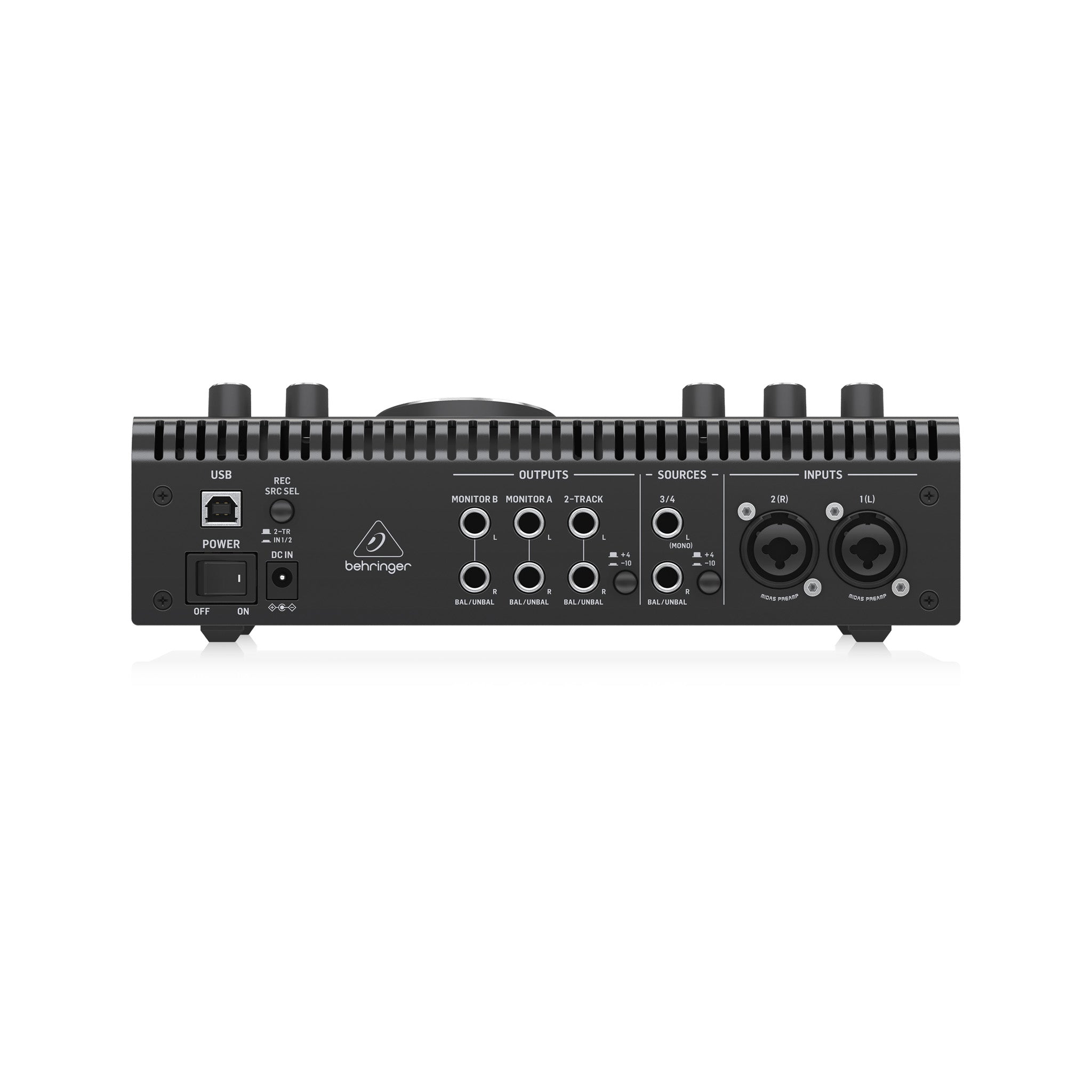 Behringer High - end Professional Studio Control Equipment with VCA Control and 192 kHz 2x2 USB Audio Interface for Audio Production