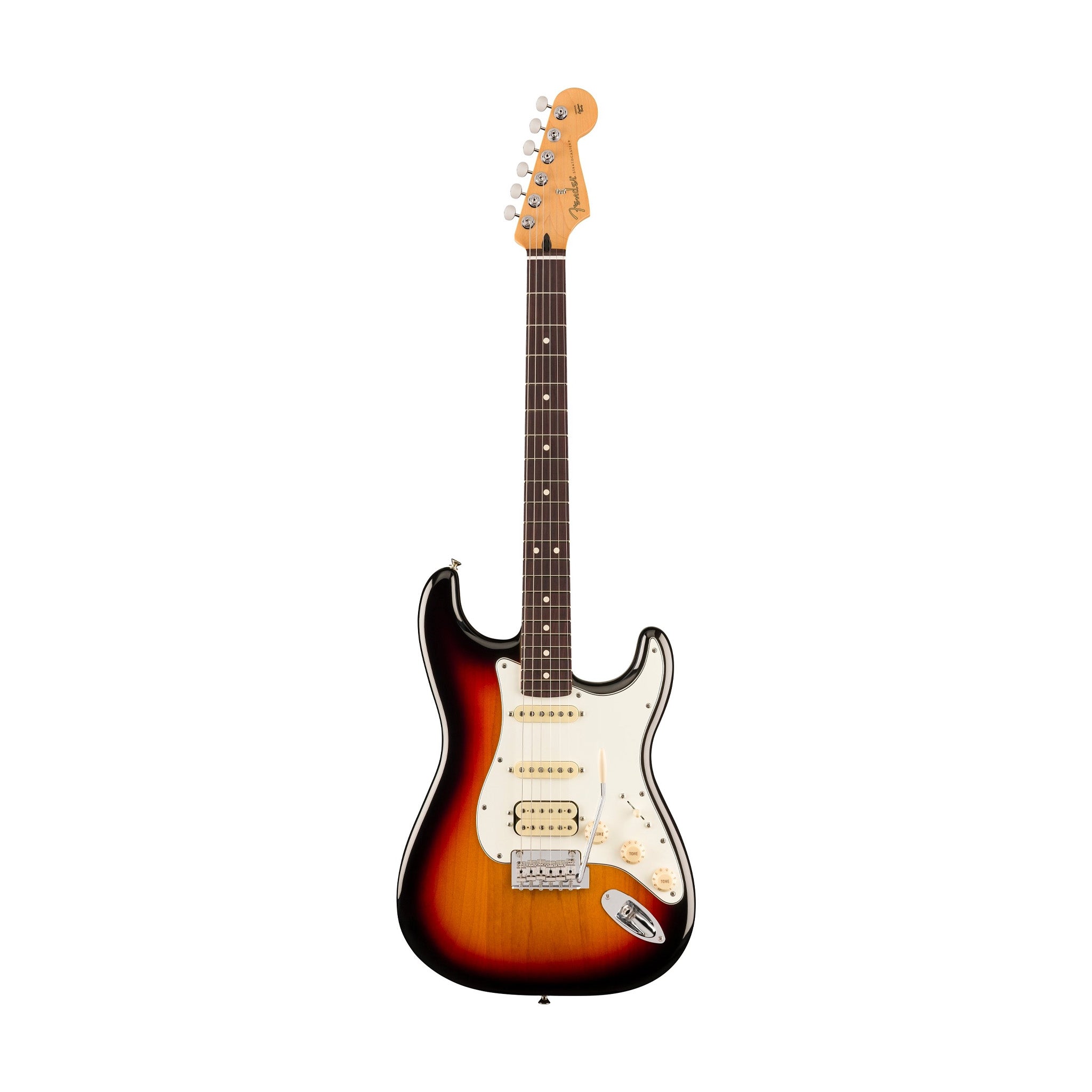 Fender Player II Stratocaster HSS Electric Guitar with Rosewood Fingerboard and 3-Tone Sunburst Finish - Ideal for Stage Performances
