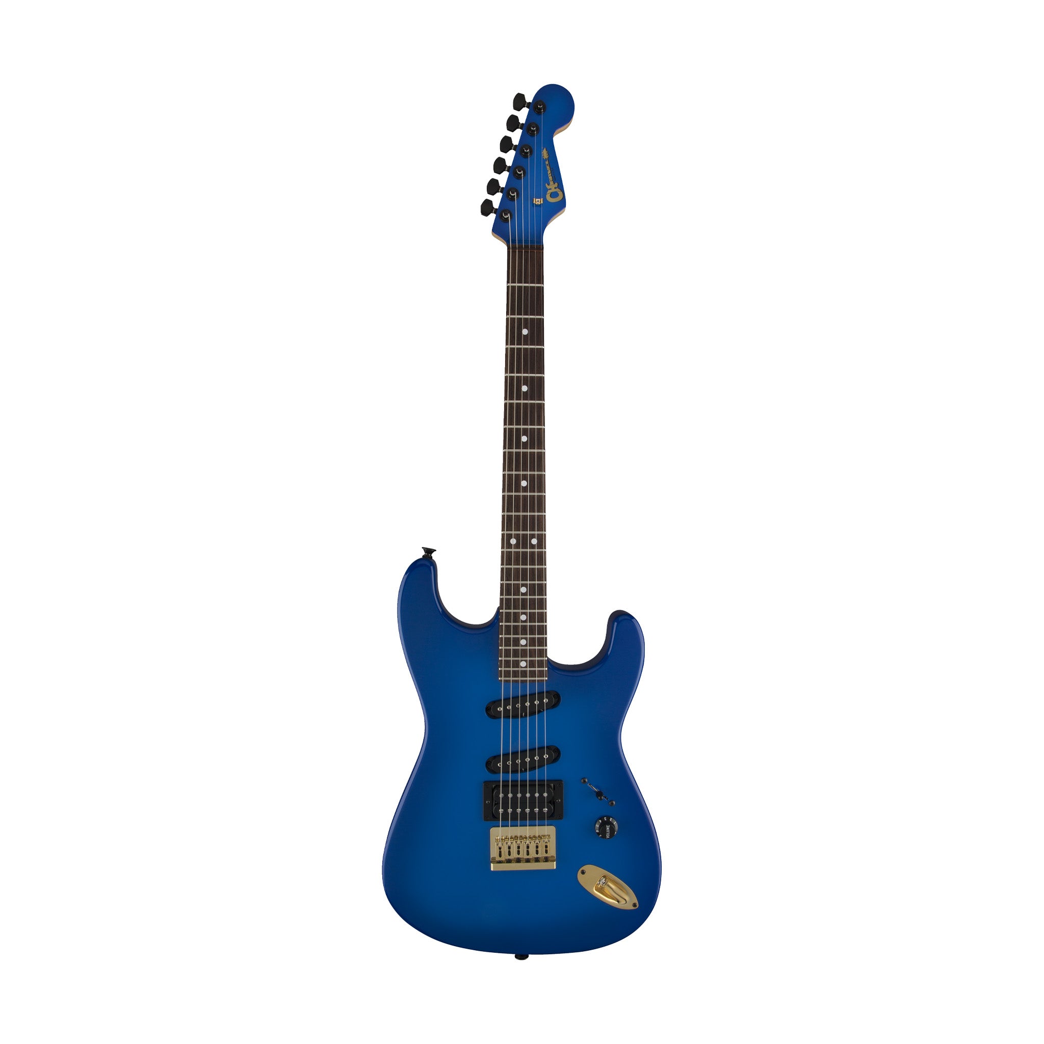 Charvel USA Jake E Lee Signature Electric Guitar, Rosewood Fretboard, Stunning Blue Burst