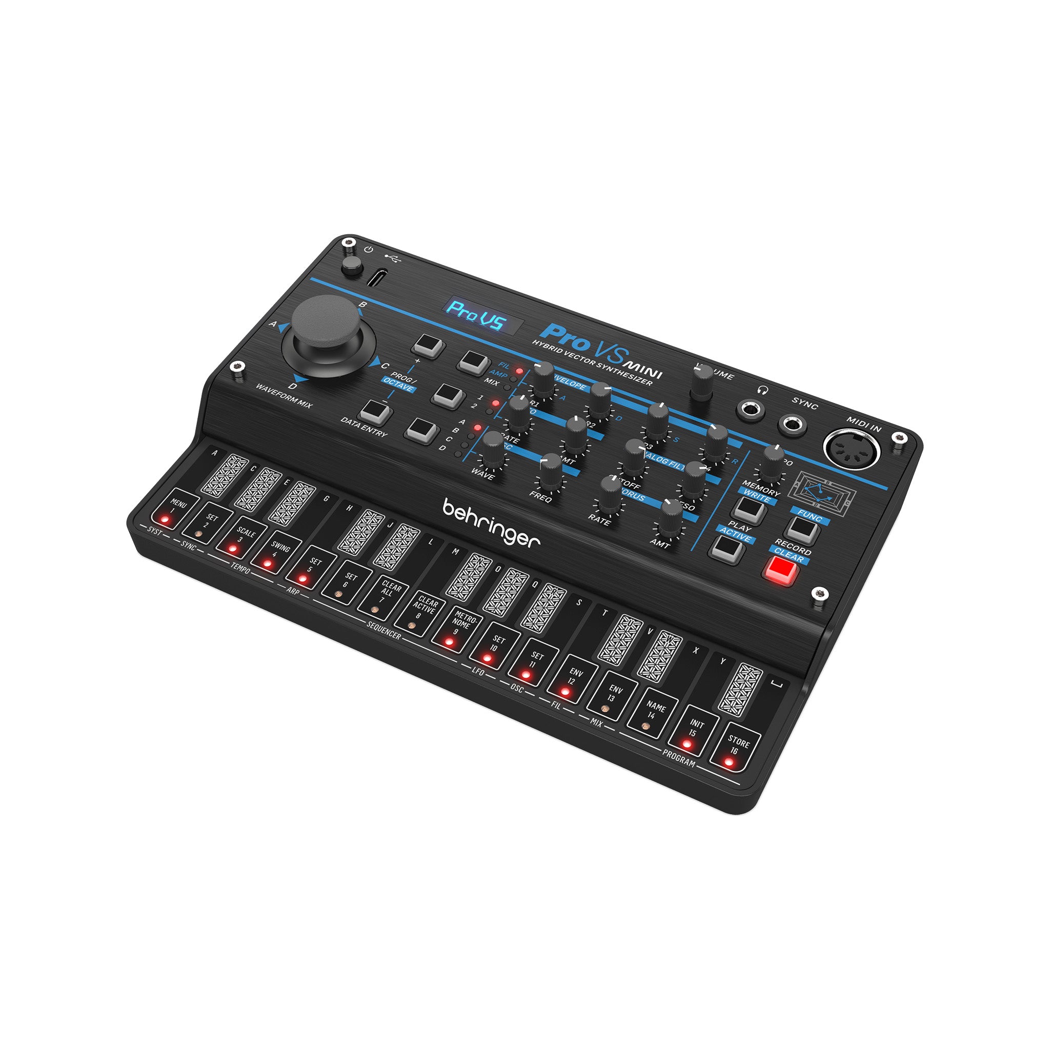 Behringer Professional Mini Hybrid Vector Synthesizer - A 4 - Voice Powerhouse for Sound Creation