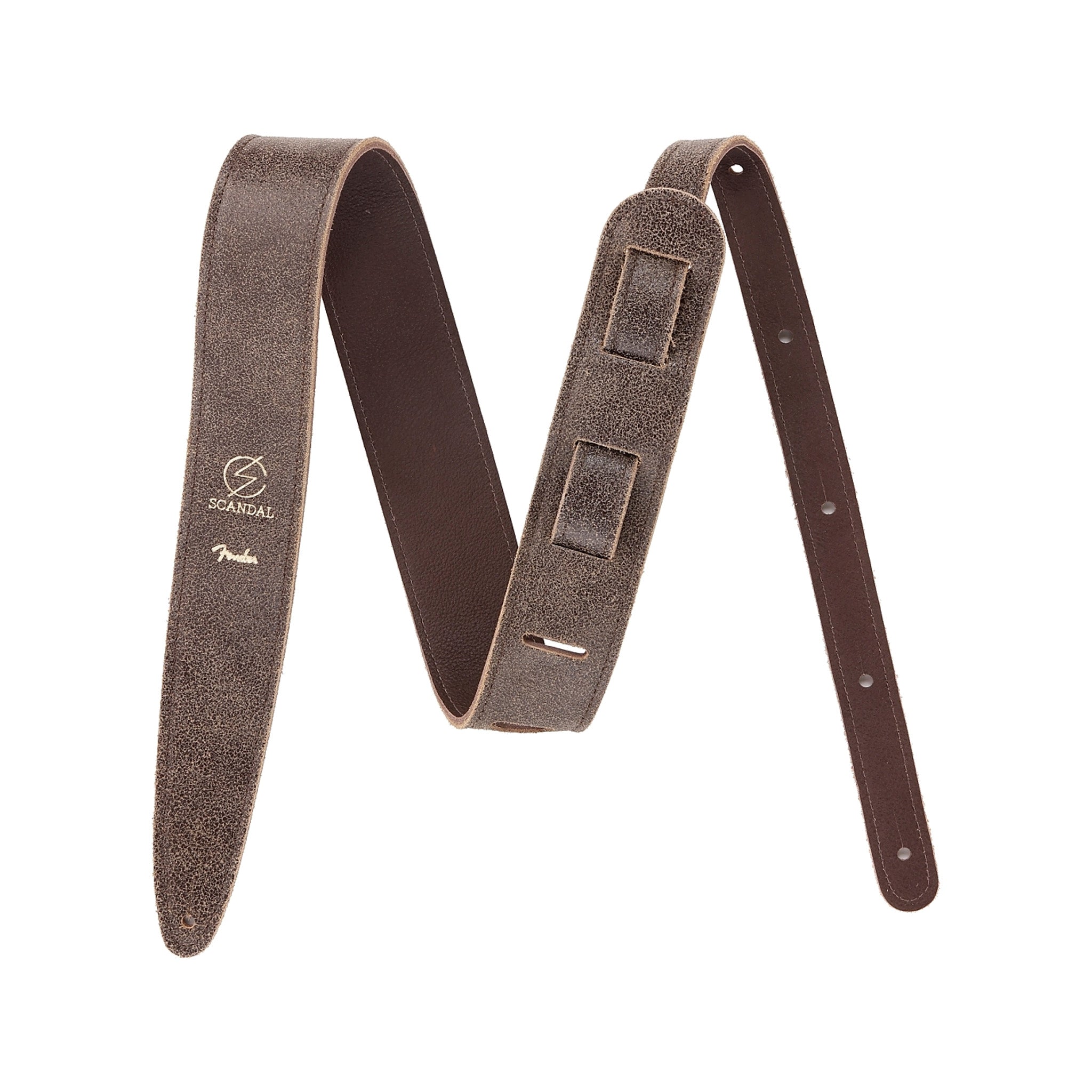 Brown Fender Signature Guitar Strap Endorsed by SCANDAL