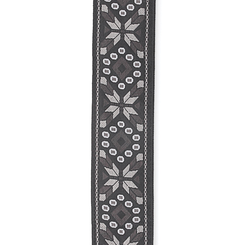 D'Addario 2 - inch Adjustable Monterey Black Guitar Strap for All Genres