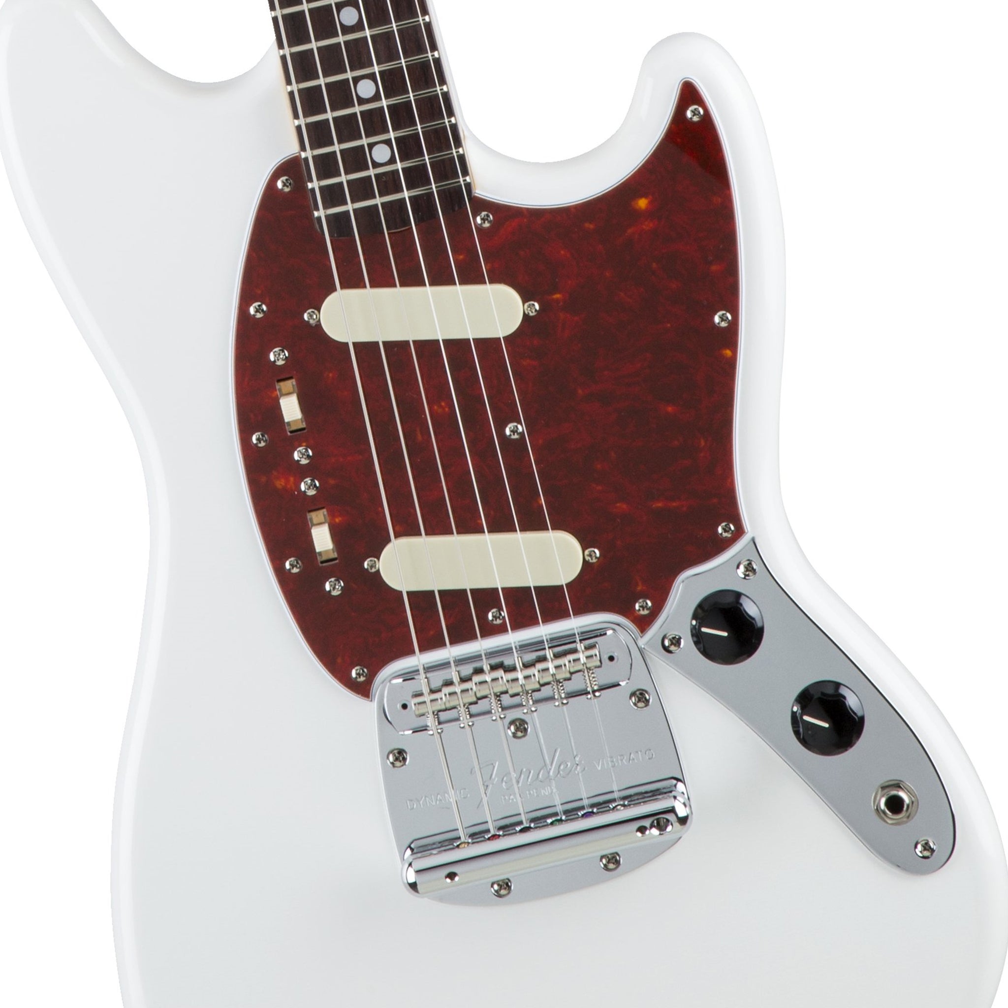 Fender Japan Traditional Electric Guitar - 1960s Style Mustang in Arctic White Color
