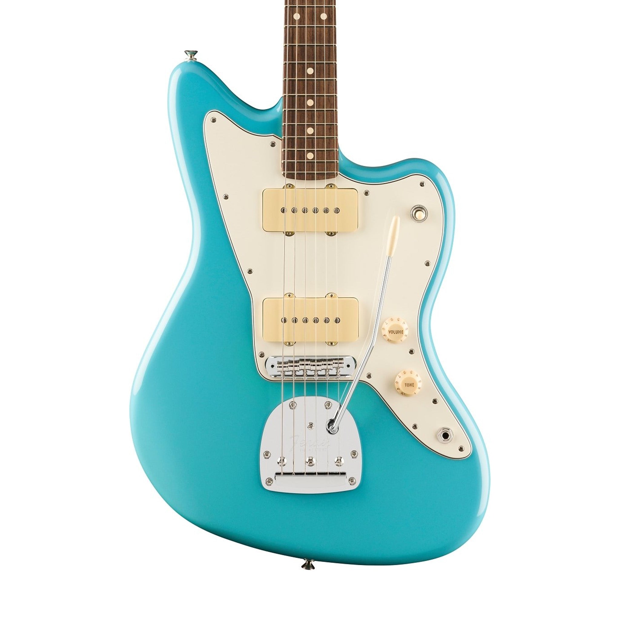 Fender Player II Electric Jazzmaster Guitar, Rosewood Fingerboard, Aquatone Blue Color with Contemporary Updates for Enhanced Performance
