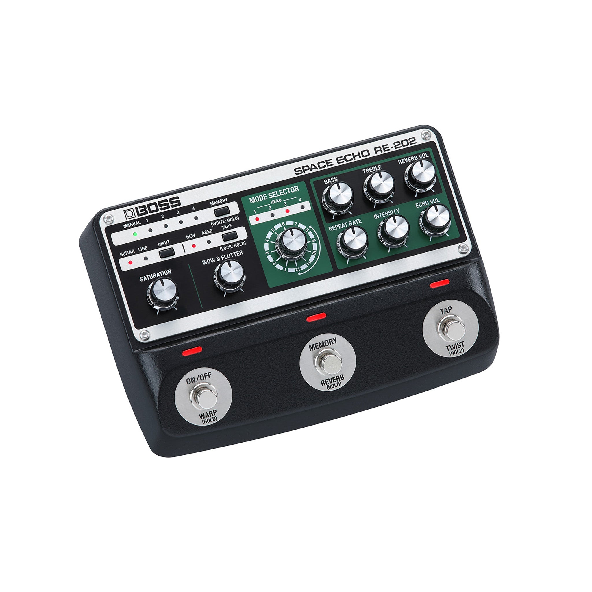 BOSS RE-202 Digital Delay Pedal for Authentic Roland RE-201 Space Echo Sound