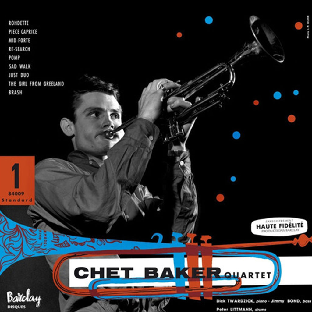 Limited Edition Vinyl Record: Chet Baker Quartet - Chet Baker In Paris, Vol. 1 by Chet Baker (AE)