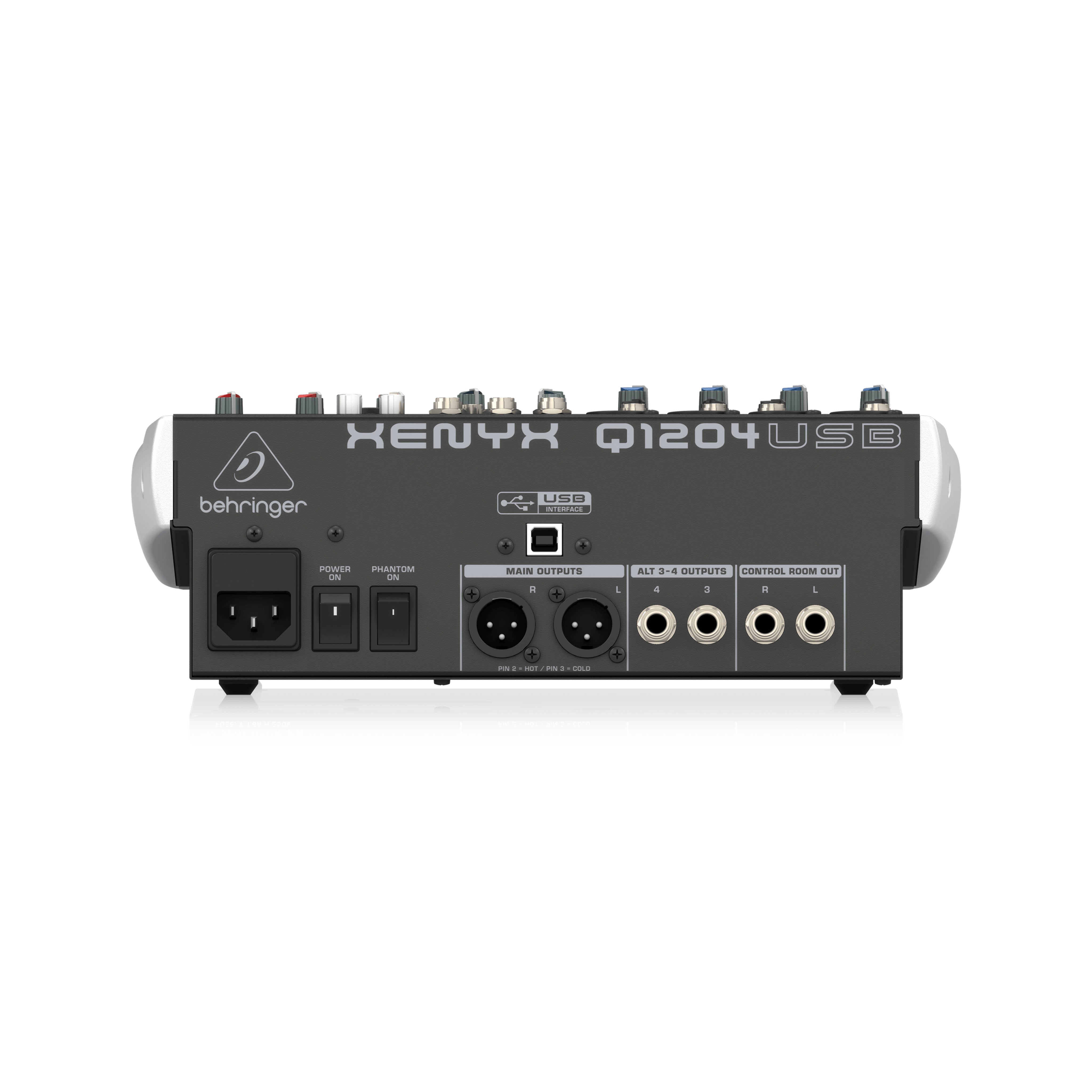 Behringer Xenyx Q1204USB Mixer with Premium USB Functionality