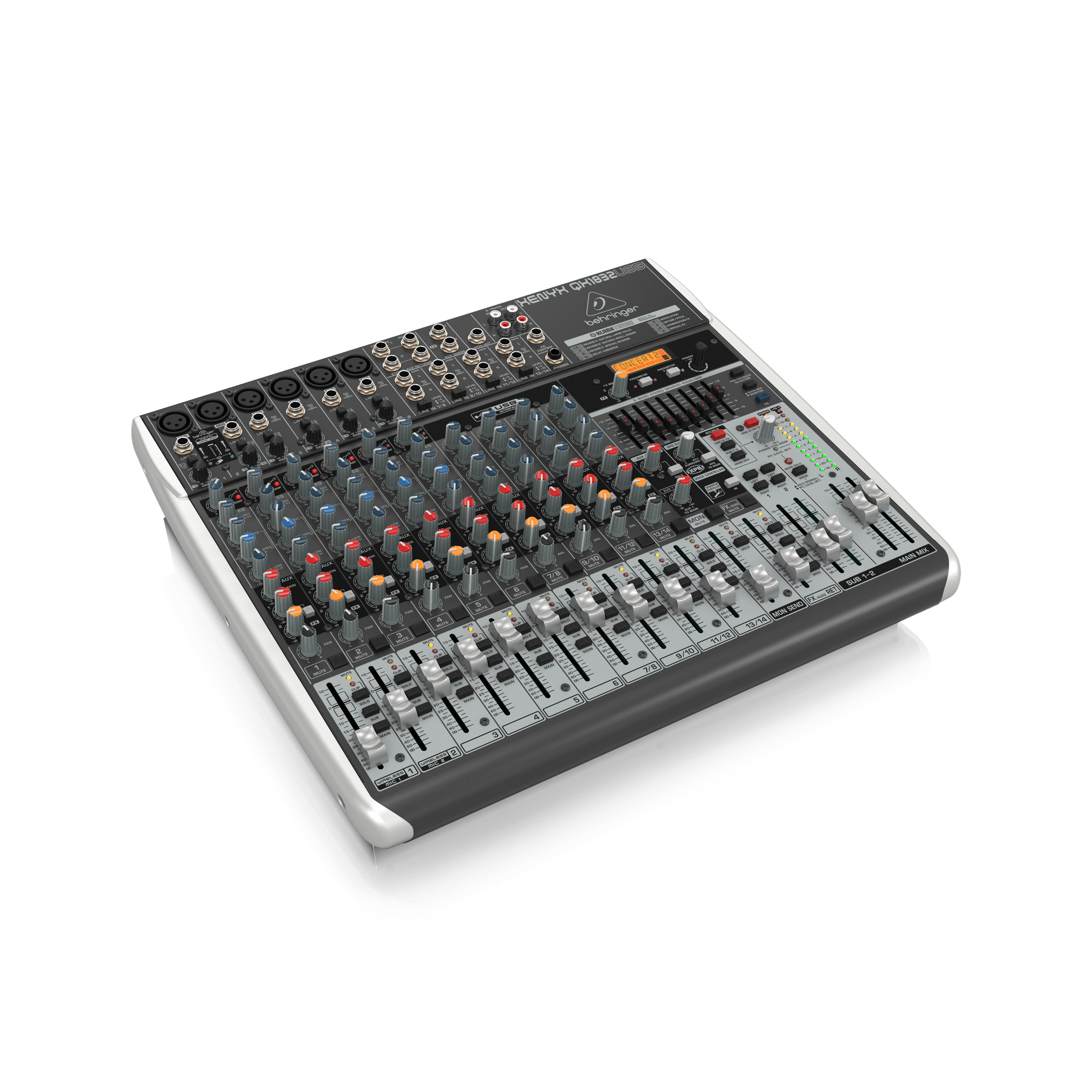 Behringer Xenyx QX1832USB Professional Audio Mixer with USB Connectivity and Advanced Effects