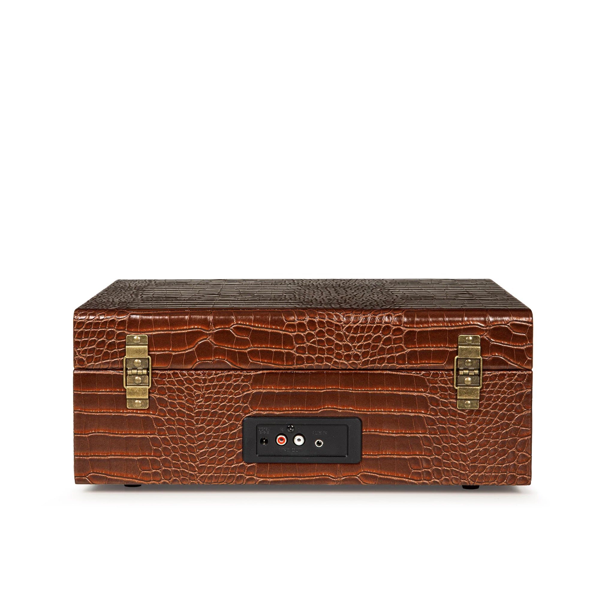 Brown Crocodile Crosley Voyager Bluetooth 3 - Speed Turntable