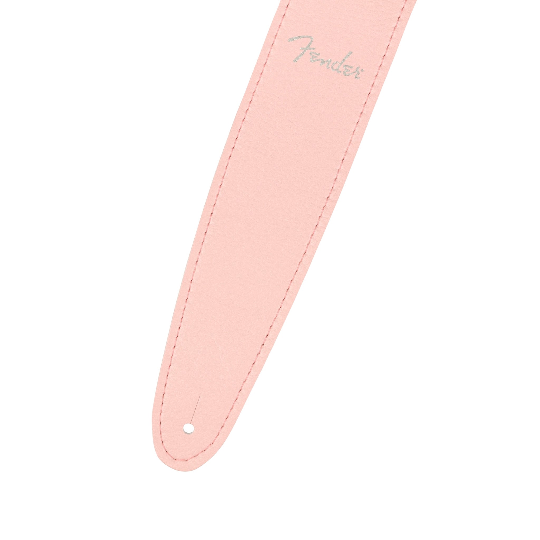 Fender High - Quality Vegan Leather Guitar Strap in Beautiful Shell Pink Color