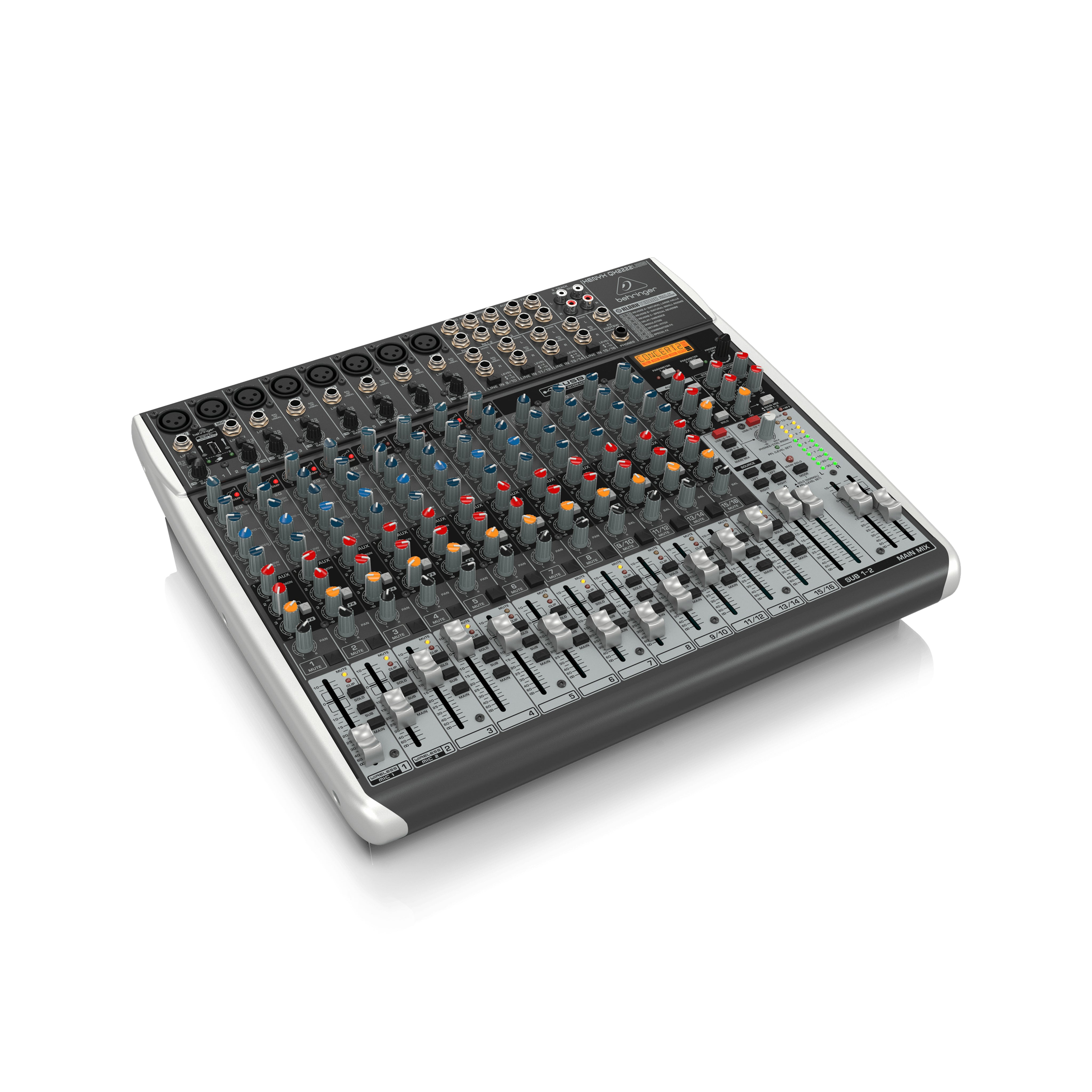 Behringer Xenyx QX2222USB Premium Mixer with USB, Effects and Studio-Grade Features