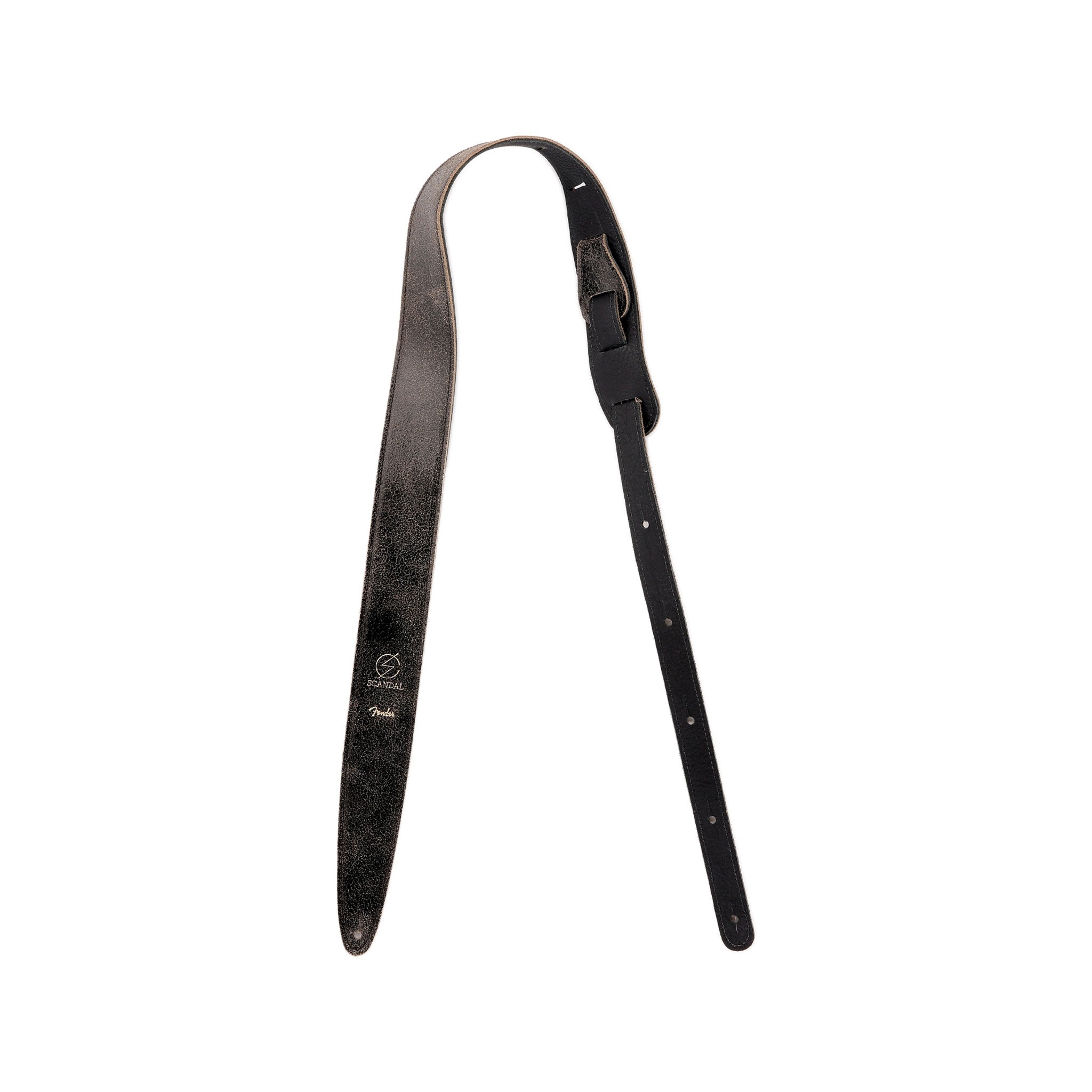 Fender Black Signature Guitar Strap Endorsed by SCANDAL for Musicians
