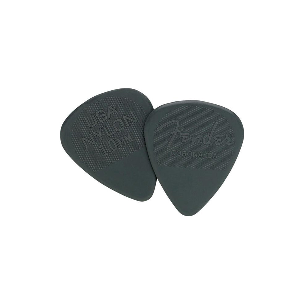 Fender Professional Nylon Guitar Picks in Classic 351 Shape, 1.00mm Thickness, Set of 12