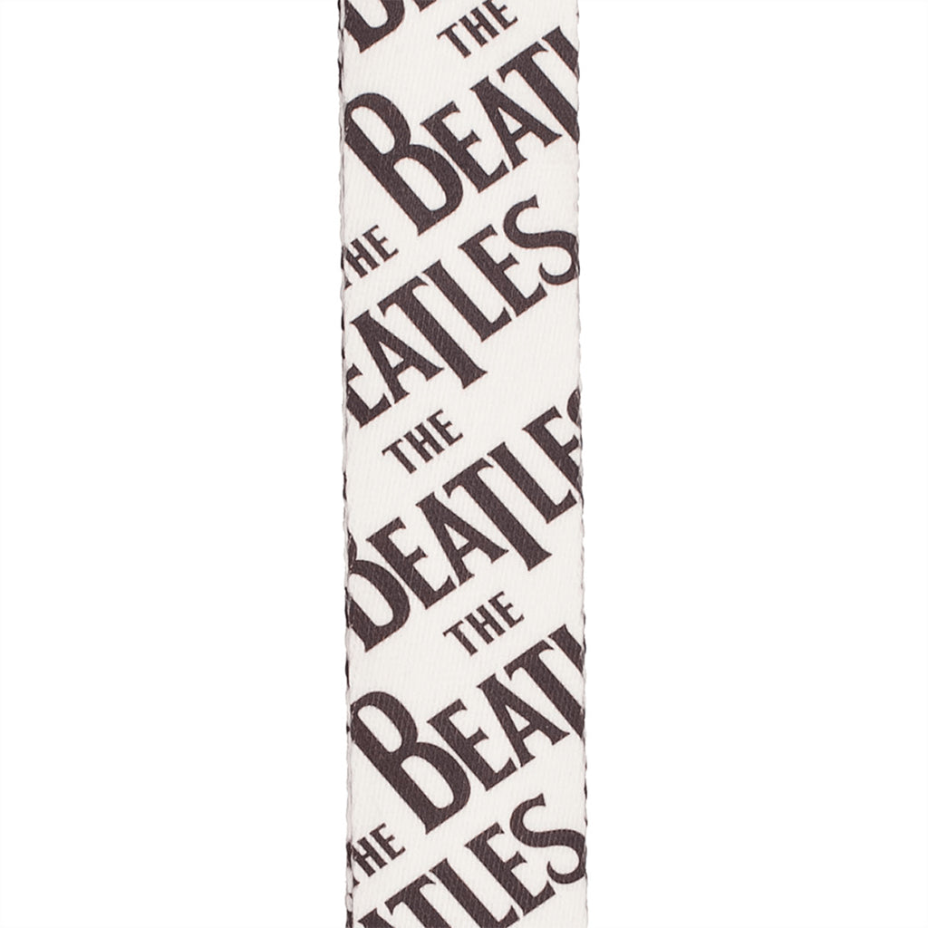D'Addario 50mm Guitar Strap with Classic Beatles Logo - 50BTL01