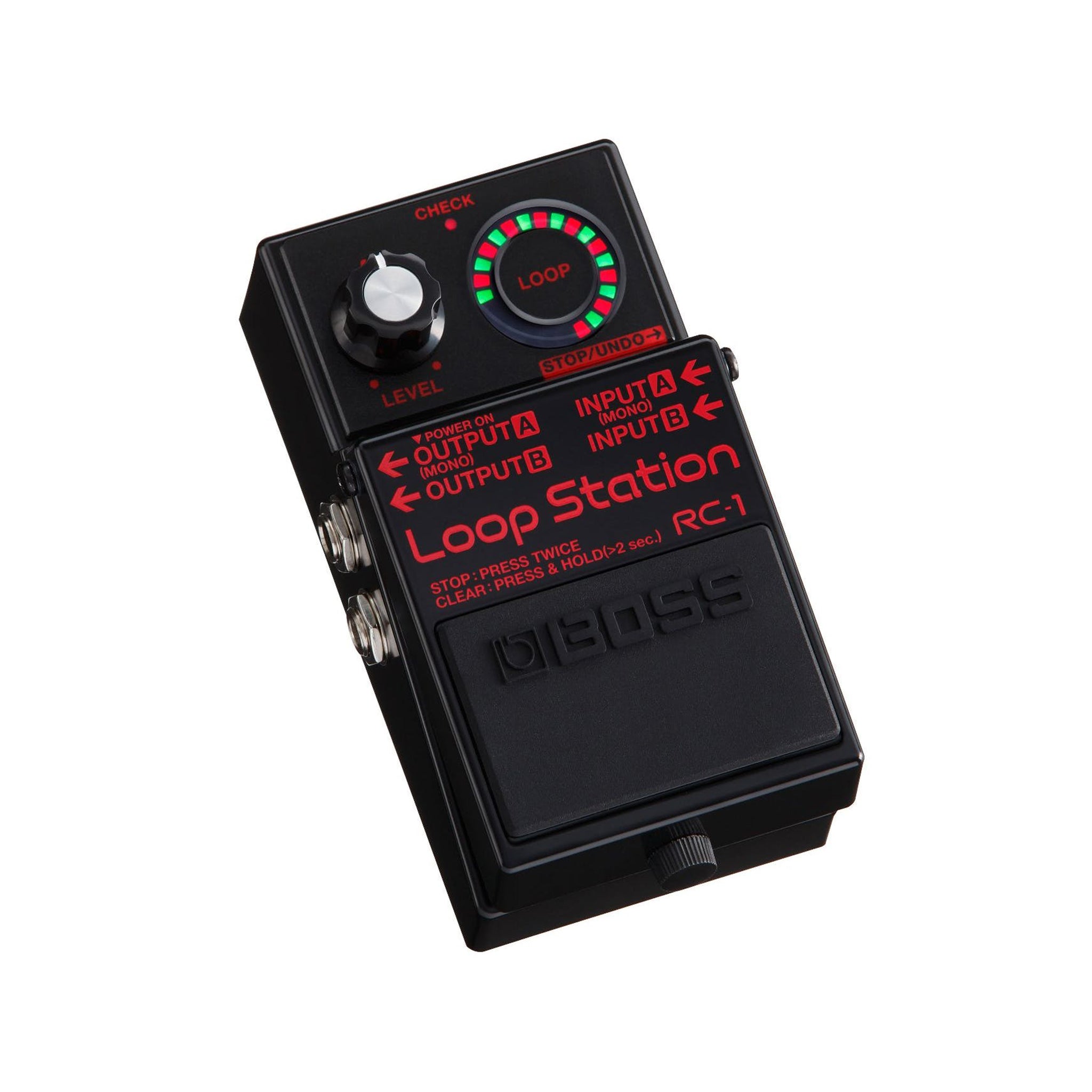BOSS RC-1 Black Guitar Effects Pedal Loop Station for Musicians