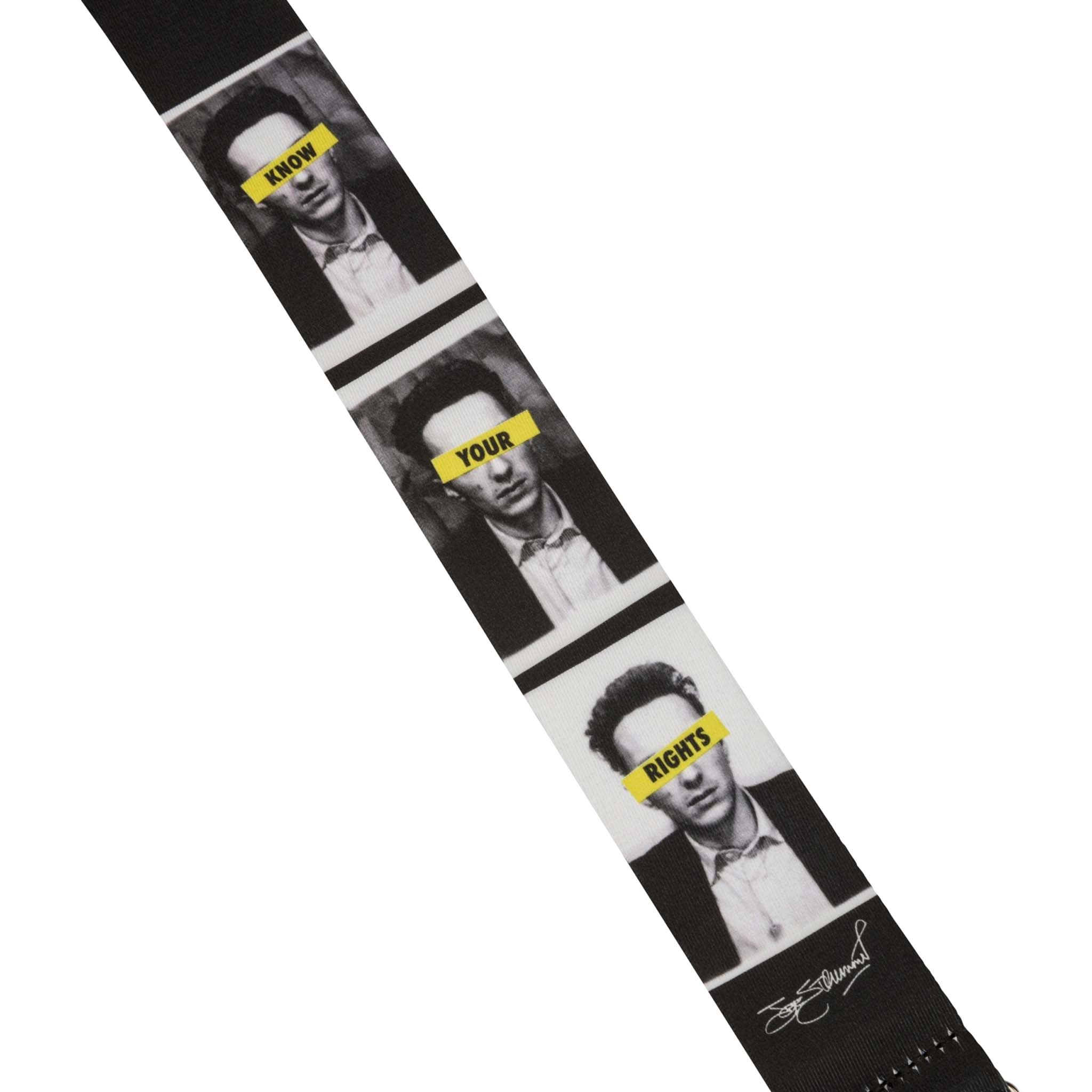 Fender Adjustable Polyester Guitar Strap Inspired by Joe Strummer's 'Know Your Rights'