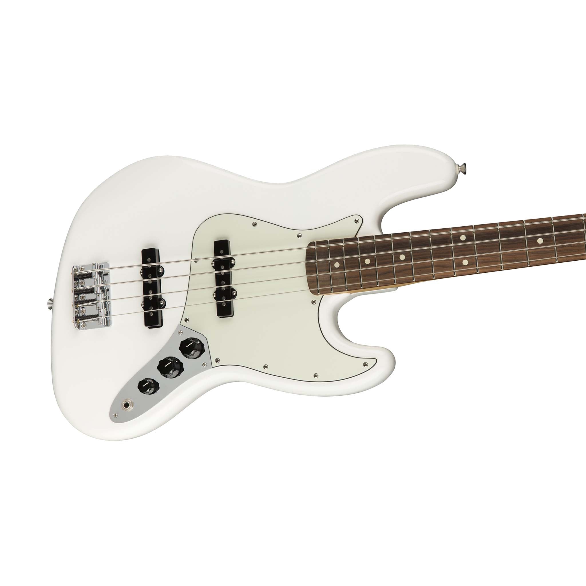 Fender Player Jazz Bass Guitar in Polar White with Pau Ferro Fretboard (B-Stock)
